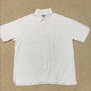 Quicksilver Button-Down Bluesish-Silver Shirt